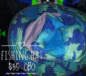 Blue Camo SunRay Hat